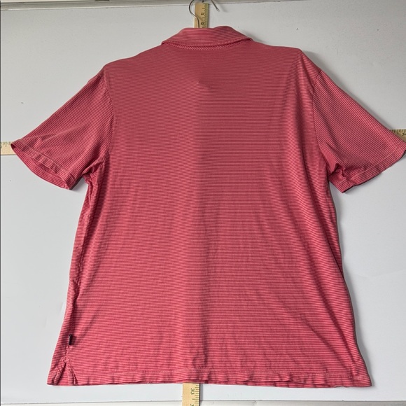 Vineyard Vines Men's Striped Polo in Pink - Picture 9 of 11